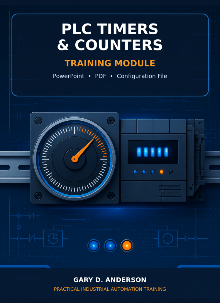 PLC timers and counters downloadable training module